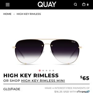 QUAY AUSTRALIA HIGH KEY RIMLESS
